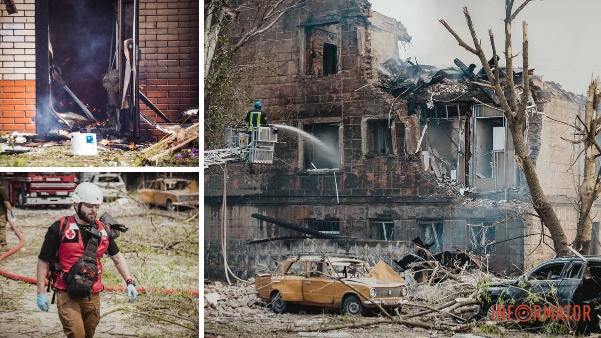 Ракетный удар по больнице Днепра: количество травмированных возросло до 31, среди них — 8 врачей