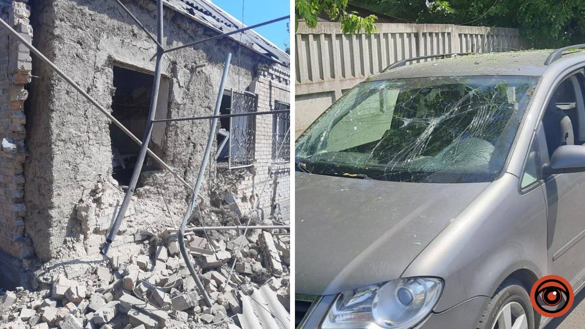 С утра враг бьет по Никополю: пострадали двое мужчин