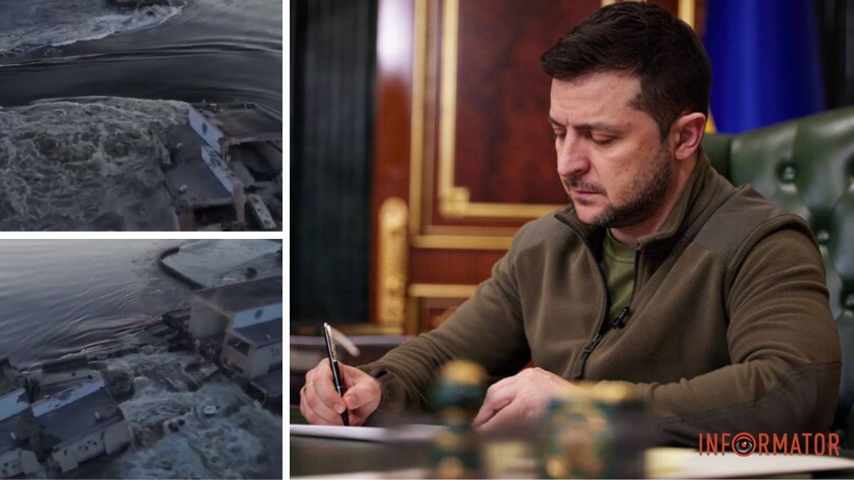 Ворог підірвав греблю Каховської ГЕС: Зеленський збирає екстрене засідання РНБО