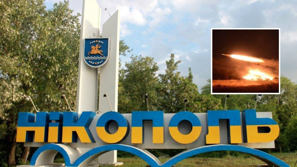 Війська рф обстріляли Нікополь з важкої артилерії