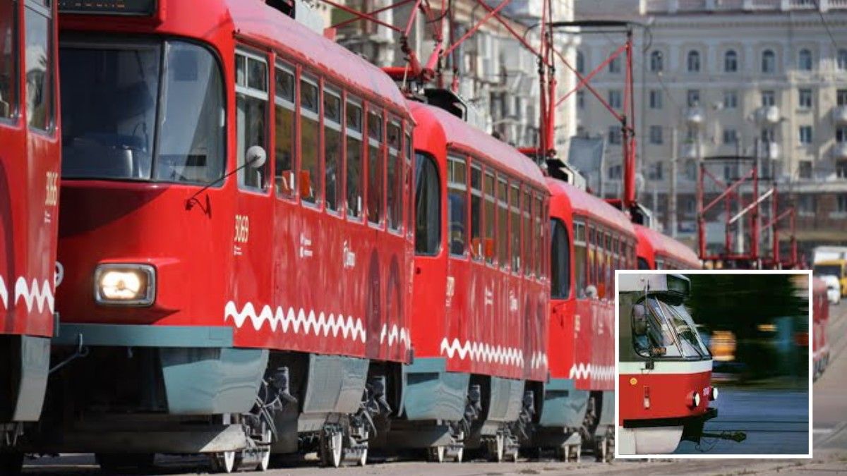 В Днепре в понедельник сменится работа трамваев №1