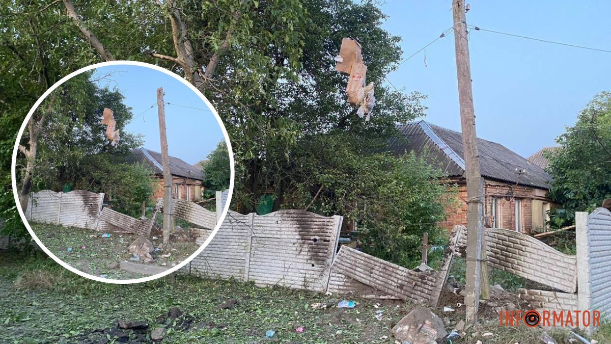 Враг атаковал Никополь из артиллерии: повреждены частные дома и КП