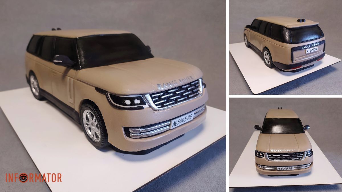 Кондитер із Дніпра приготував торт у вигляді Range Rover