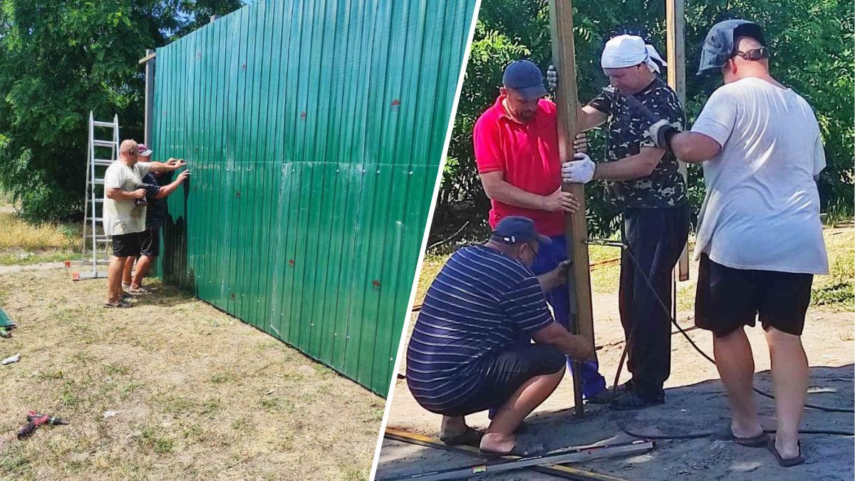 Самоорганизация в поселке Шевченко: обустроили место для вывоза бытовых отходов