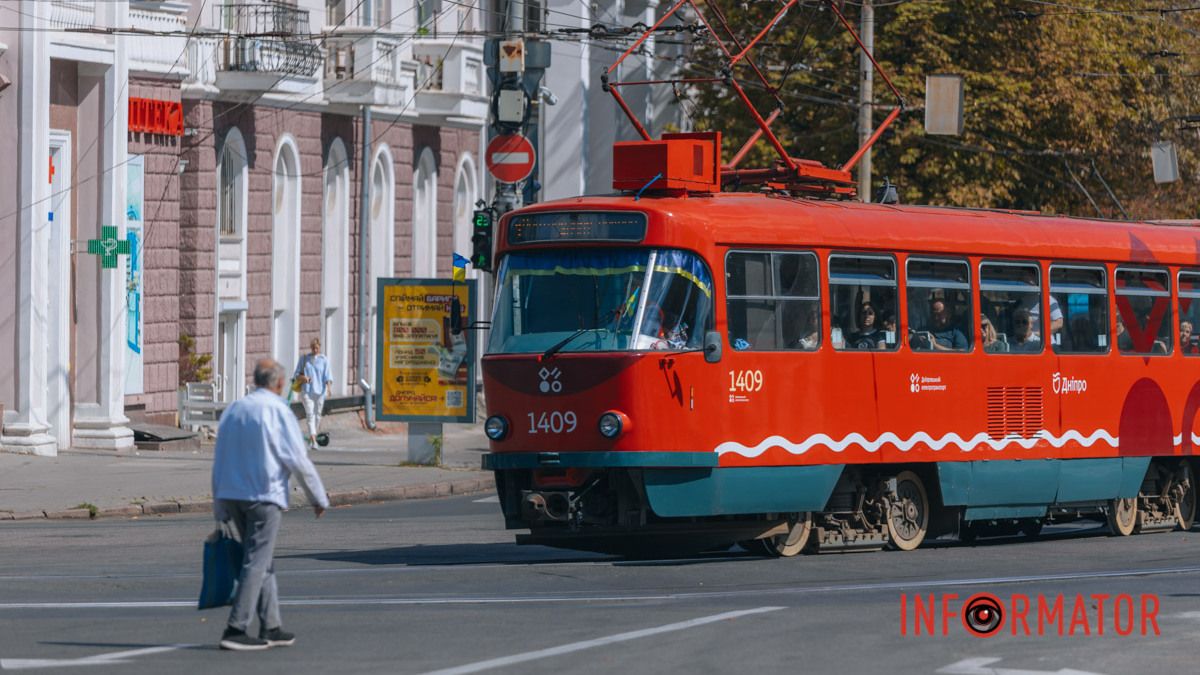 В субботу в Днепре временно не будут курсировать трамваи №15: причина