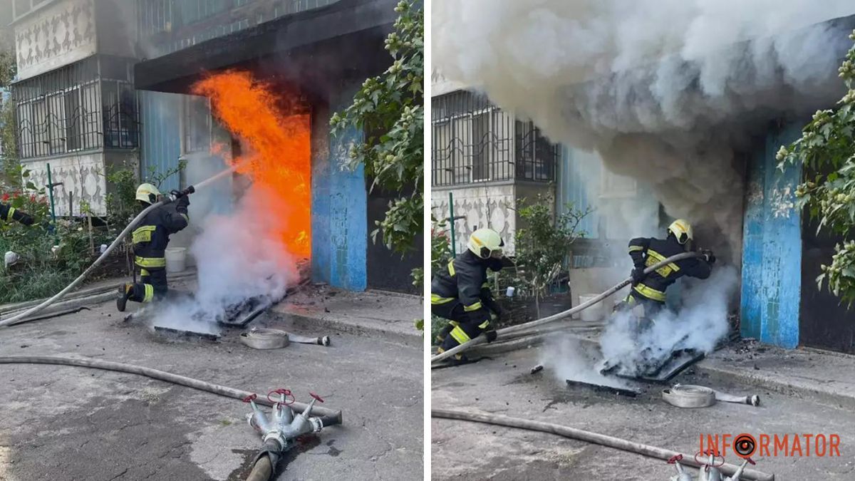 В Днепре на Немировича-Данченко возник пожар в многоэтажке