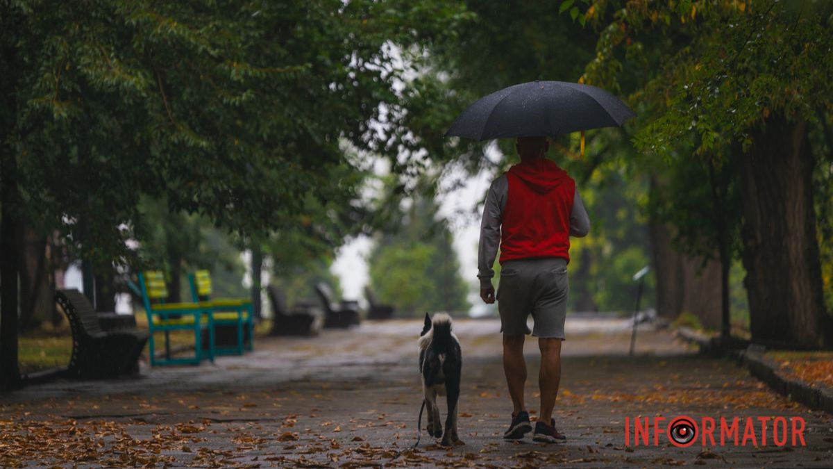 У Дніпрі у неділю цілий день йтиме дощ: прогноз погоди на 8 жовтня