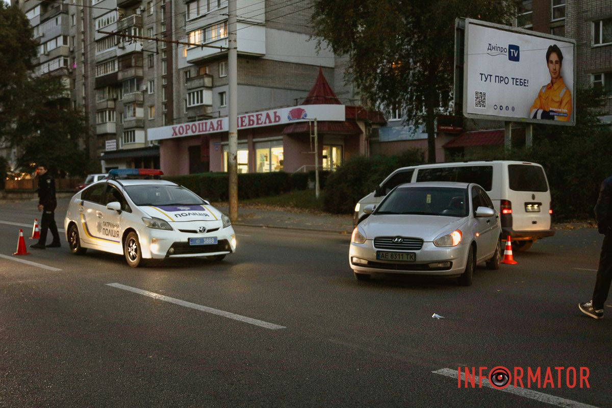 Водитель выезжал на Калинову с прилегающей территории