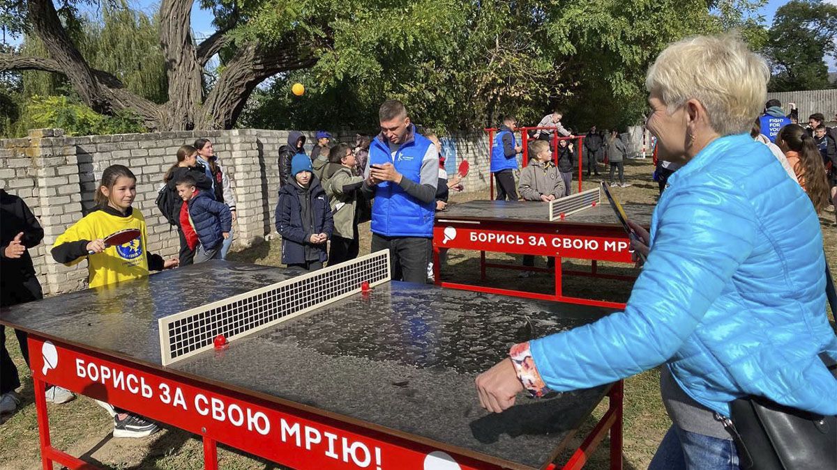 Новой спортивной площадке обрадовался весь Верхнеднепровск