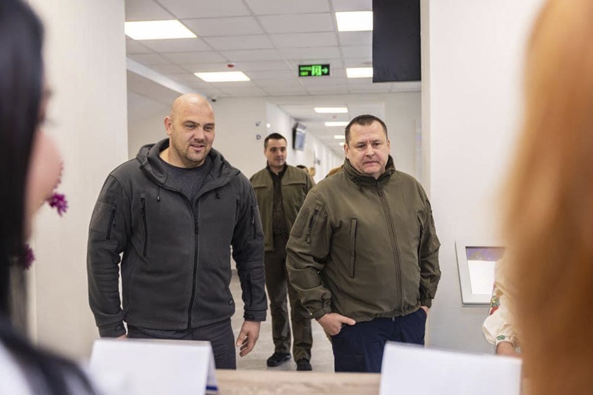 Руководитель Днепрова Лысак и мэр Днепра Филатов