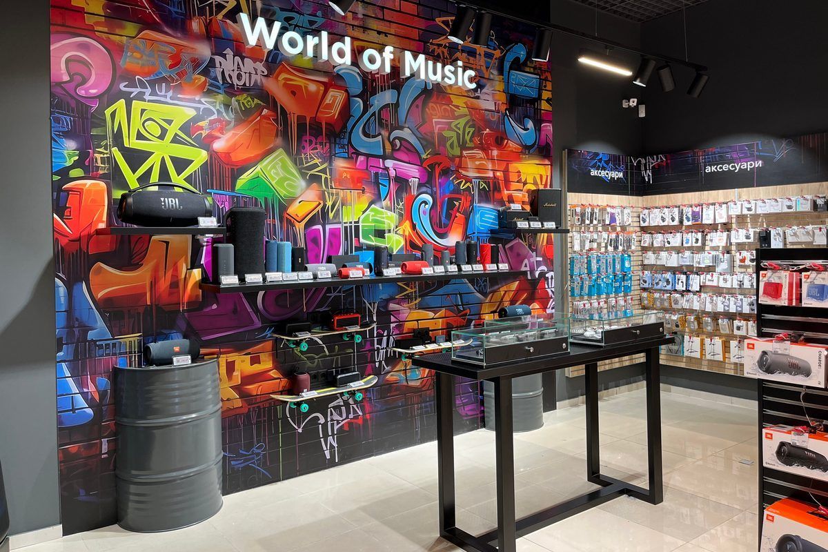 Стильний дизайн акустичної зони