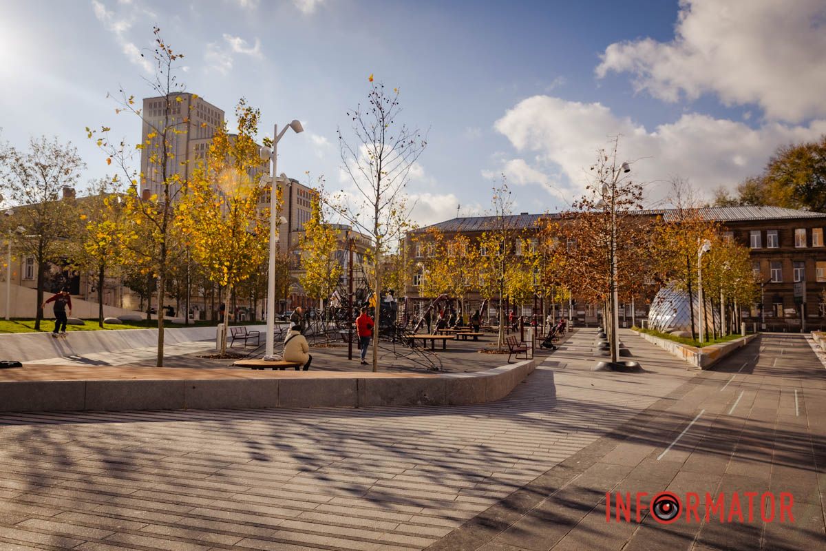 Новое пешеходное пространство в сердце Днепра
