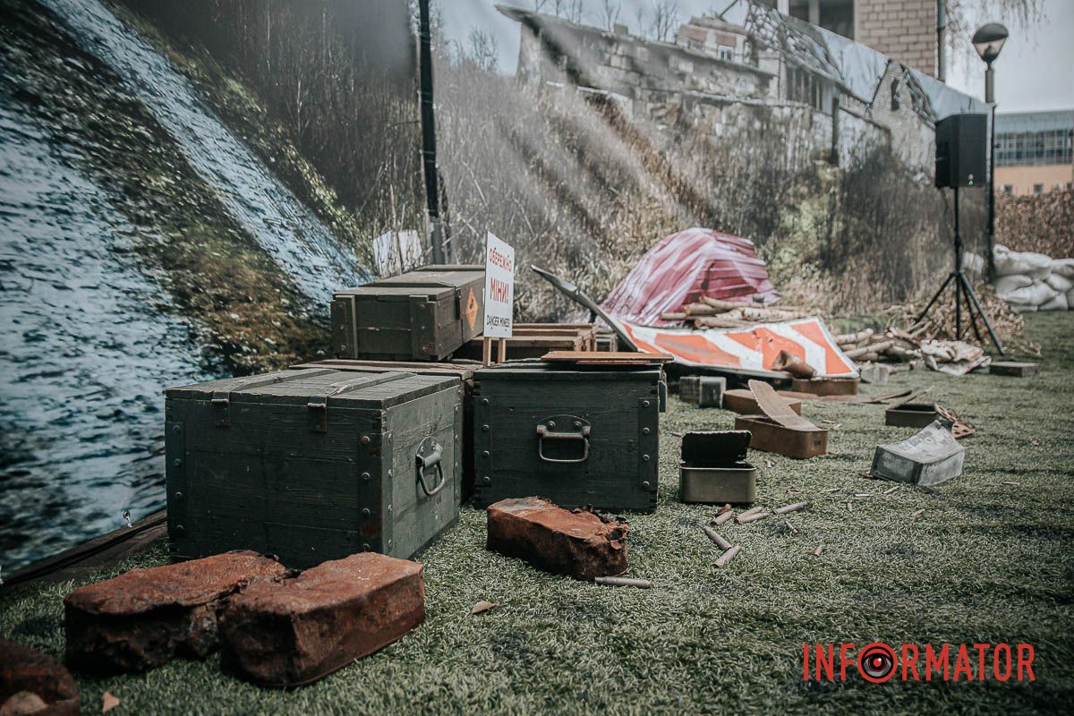 Виставка присвячена 128-й бригаді ТрО з Дніпра