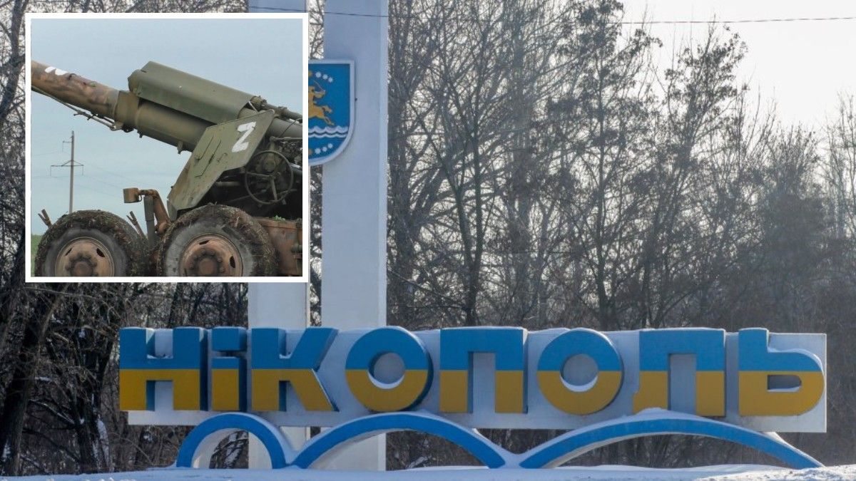 Війська рф обстріляли Нікопольський район з ворожої артилерії
