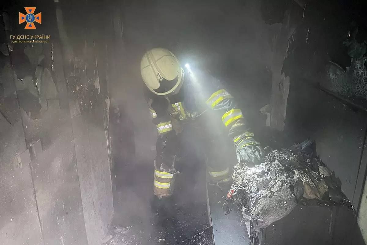 Горіла квартира на четвертому поверсі дев’ятиповерхівки