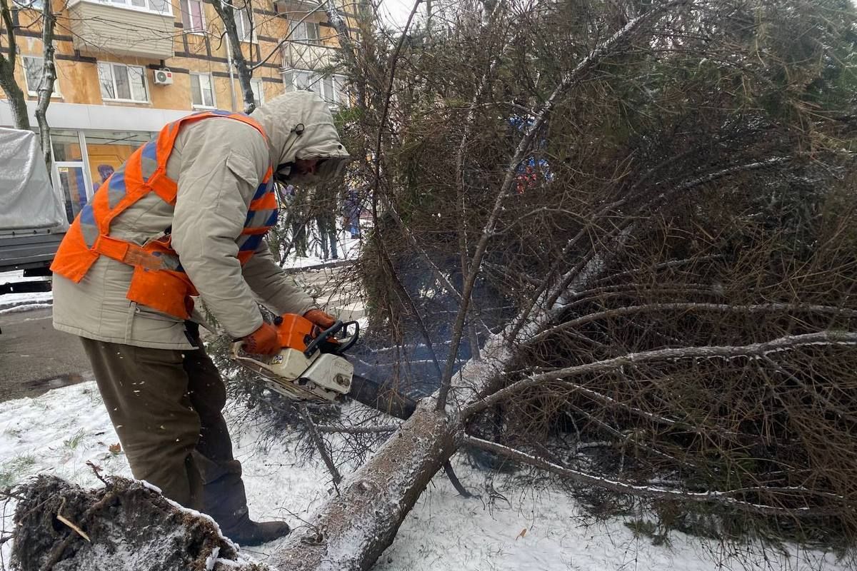 На проспекте Гагарина, в районе дома №82 На проспекте Гагарина, в районе дома №82