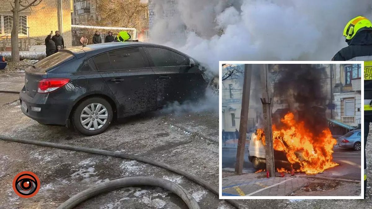 Зранку у різних районах Дніпра згоріли Peugeot та Chevrolet
