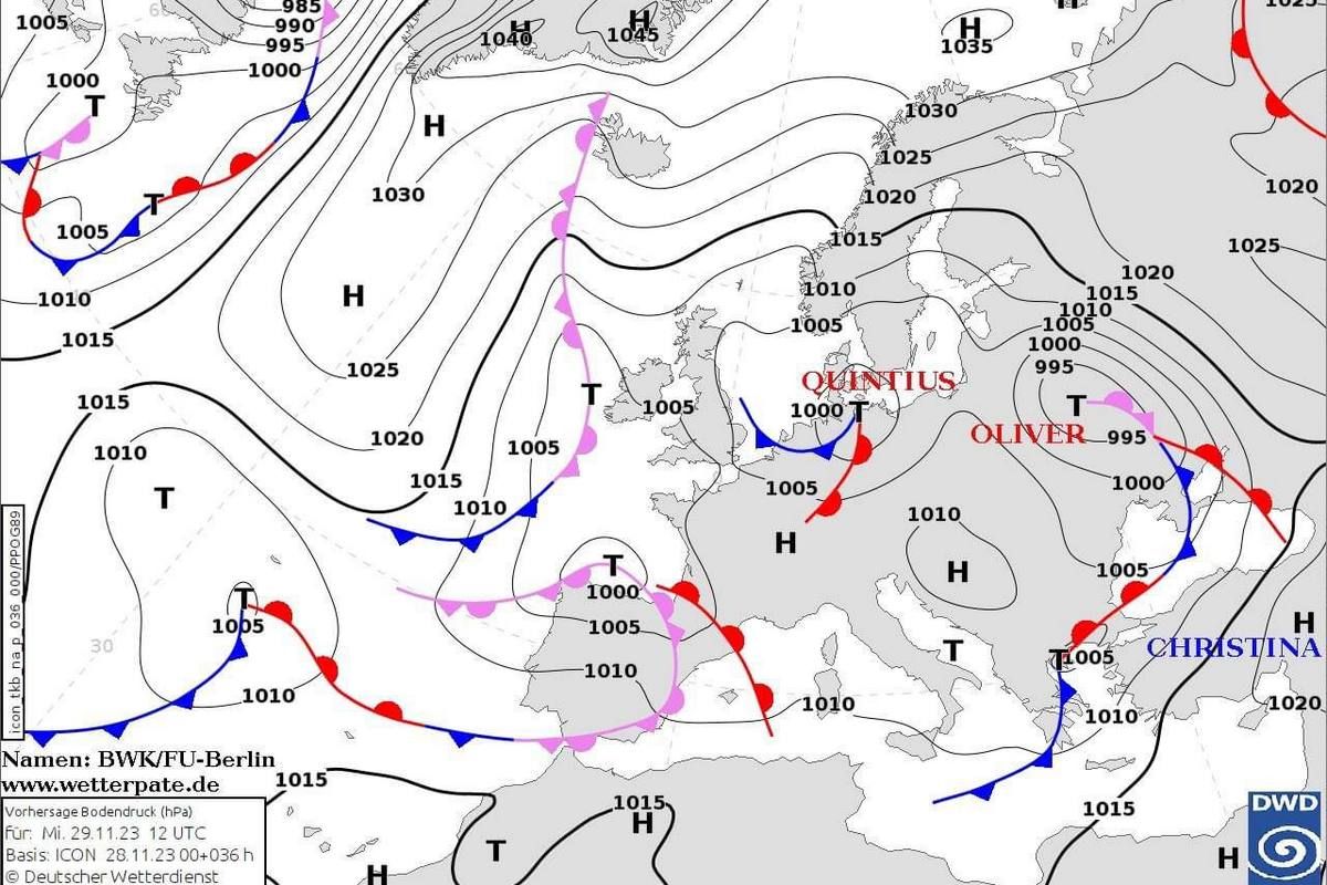 В Україну завітає південний циклон Oliver