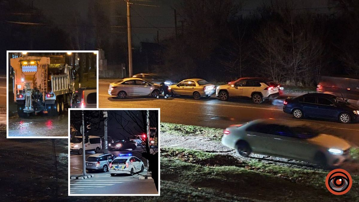 Не выезжайте на собственных авто и не оставляйте их на обочине: дороги Днепра сковала гололедица