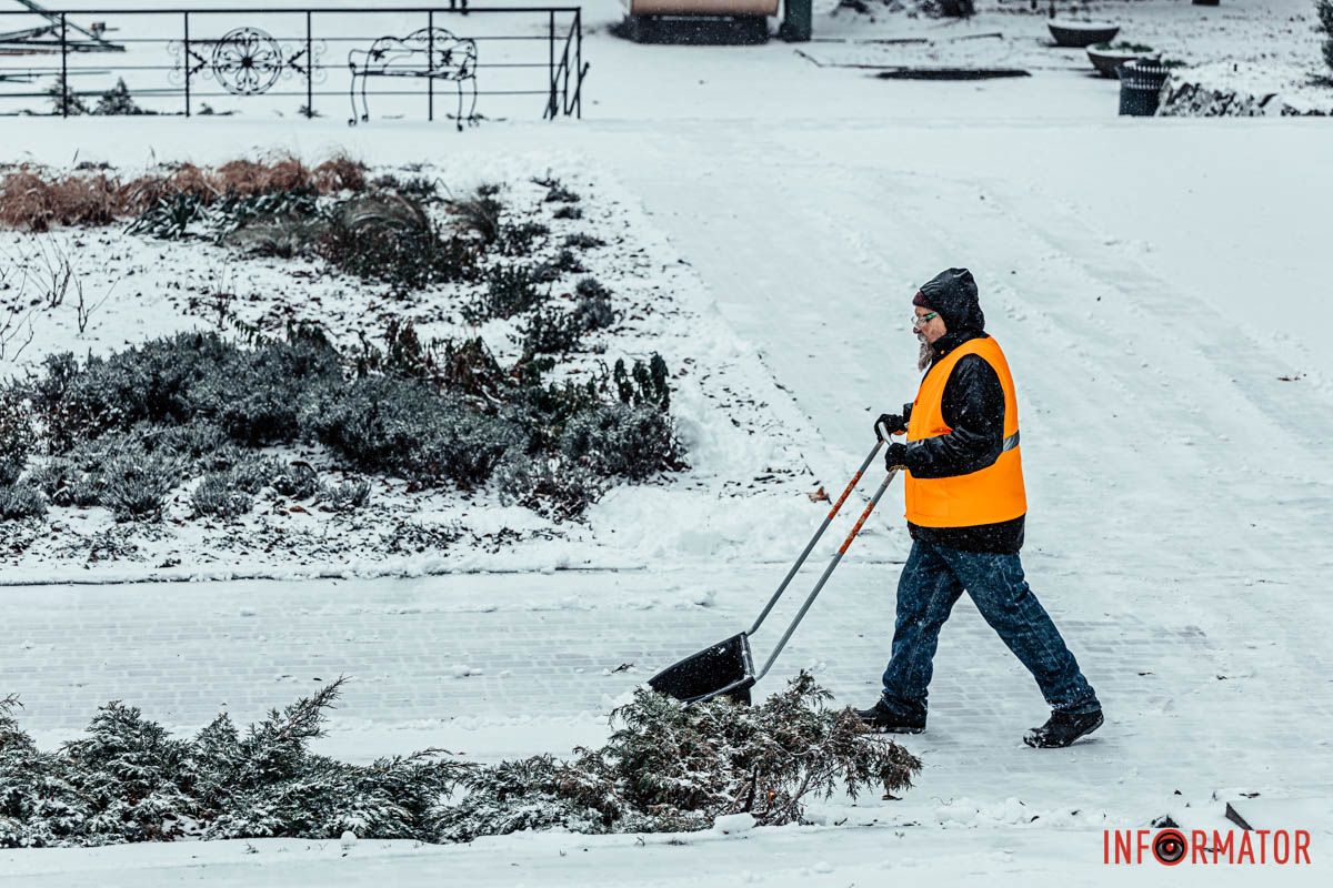 Вкритий снігом парк