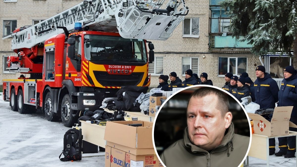 Пожарная машина с лестницей в 60 метров и качественная оснастка для водолазов: Днепр приобрел для спасателей мощную технику