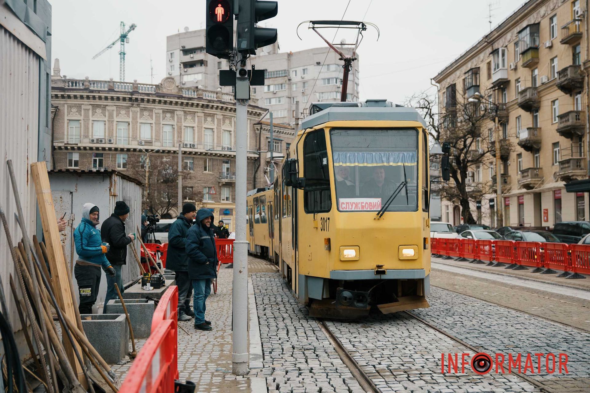 Запуск службового трамвая Запуск службового трамвая
