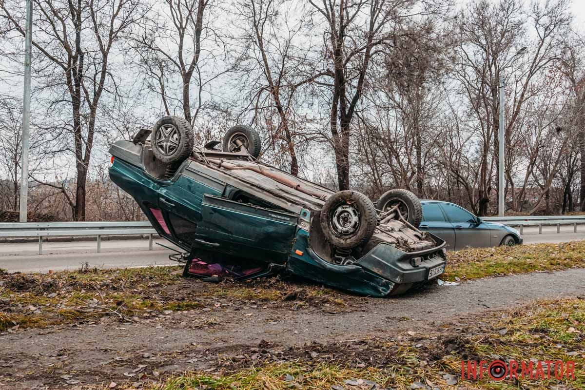 Перекинулись Skoda та ВАЗ Перекинулись Skoda та ВАЗ