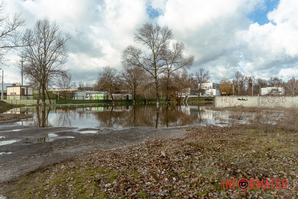 У вівторок, 26 грудня, на Сонячній Набережній утворилось озеро
