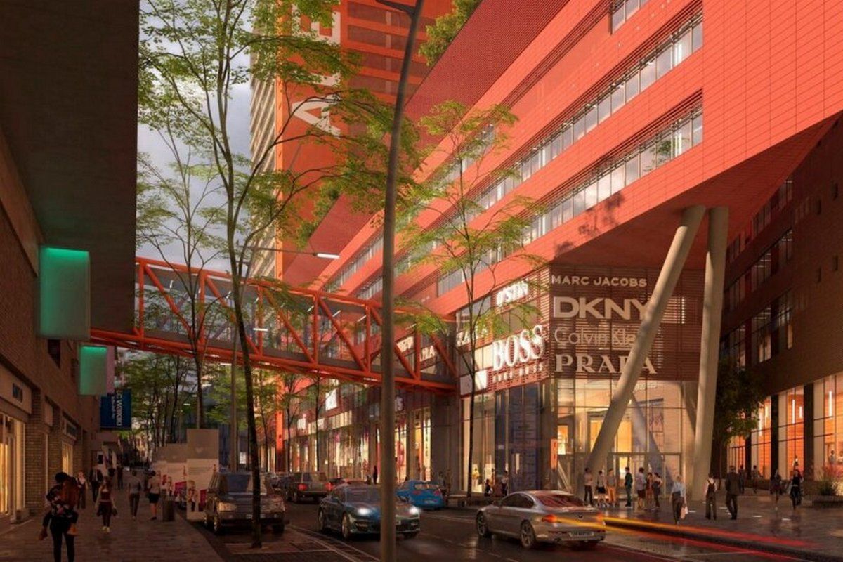 Так может выглядеть надземный переход, соединяющий 