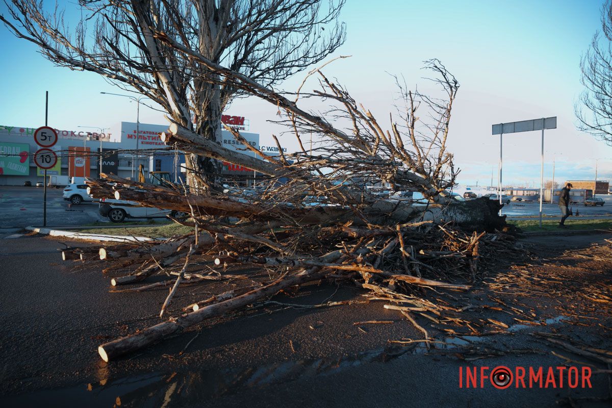 На Донецком шоссе возле ТРЦ 