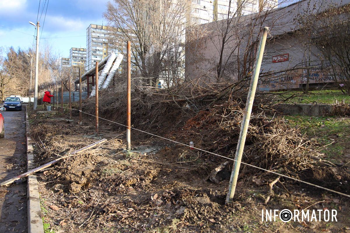 На этом месте будет паркинг