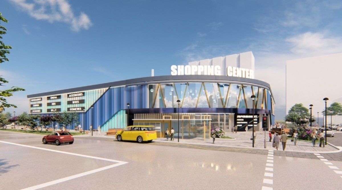 Рендер ТЦ на Тополе