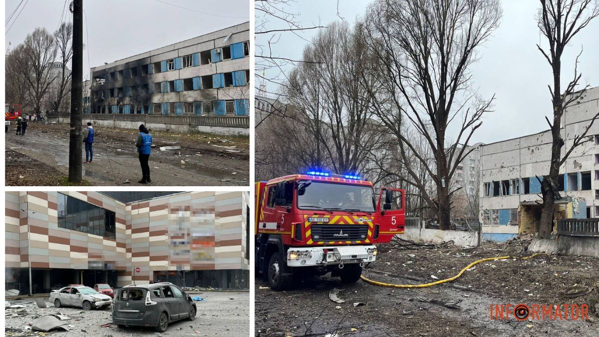 Серед постраждалих від вибухів - дитина: стало відомо про пошкодження 2 шкіл та бібліотеки у Дніпрі