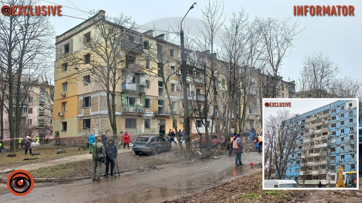 Около 1 000 выбитых окон: в Днепре в результате российской атаки изуродовано более 20 домов