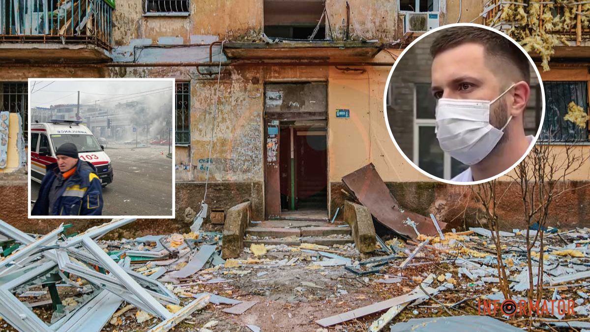 Мінно-вибухові травми з осколковими пораненнями:  що відомо про стан постраждалих від ракетного обстрілу у Дніпрі