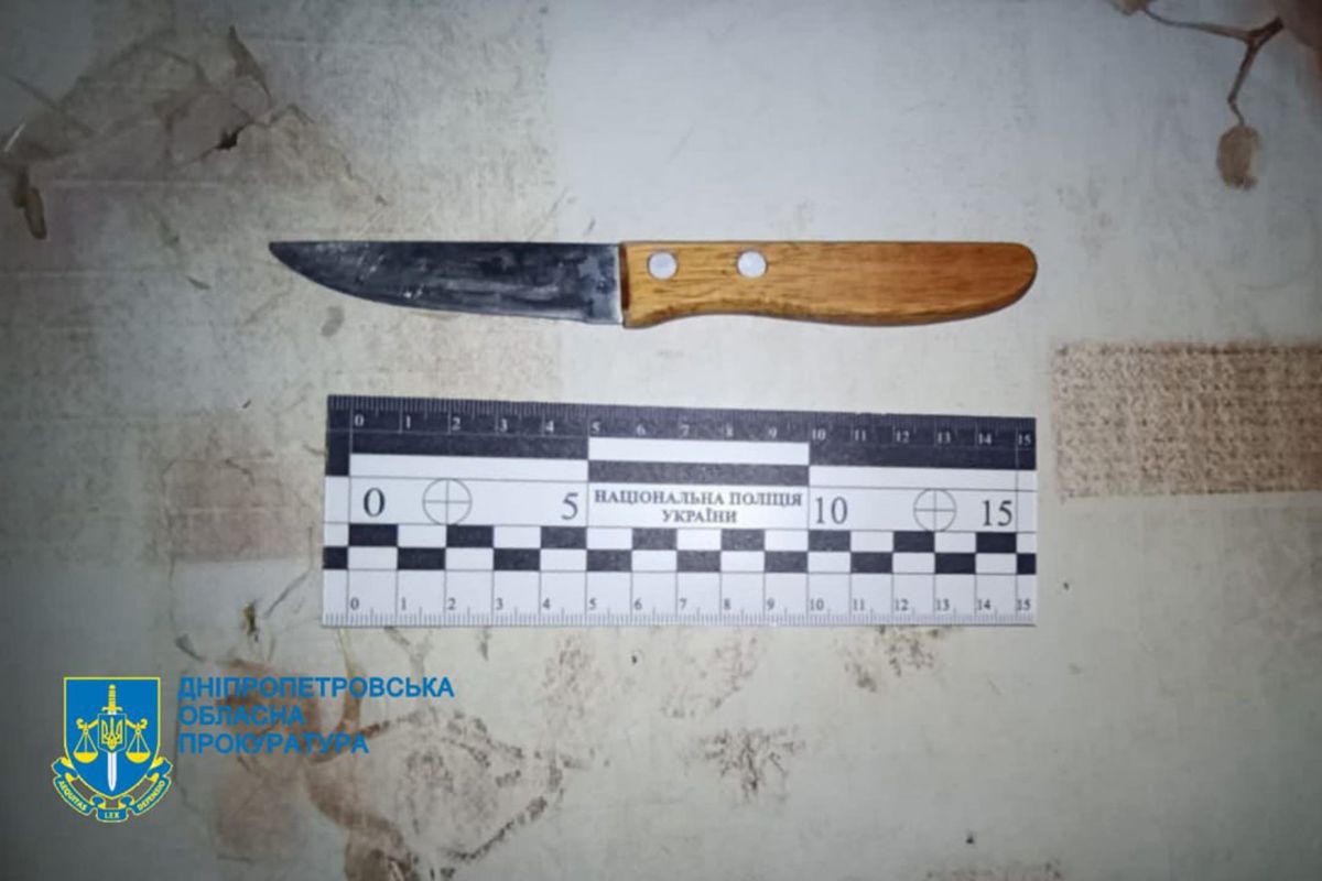 Під час обшуку поліцейські знайшли знаряддя вбивства