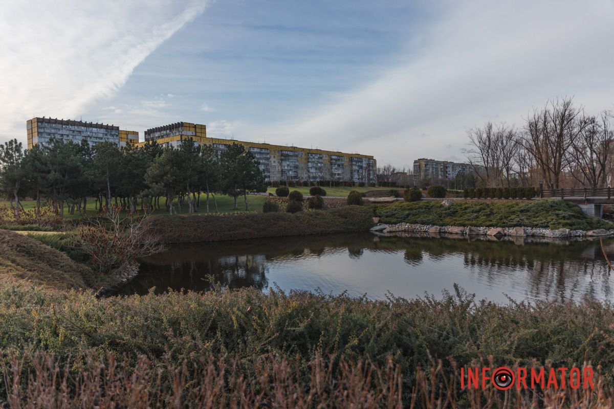 Зимовий день у Дніпрі 