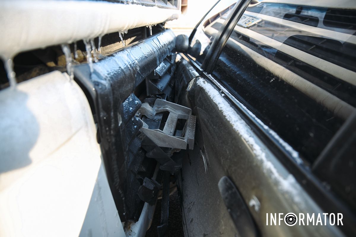 Зіткнулись Daewoo Lanos та DAF