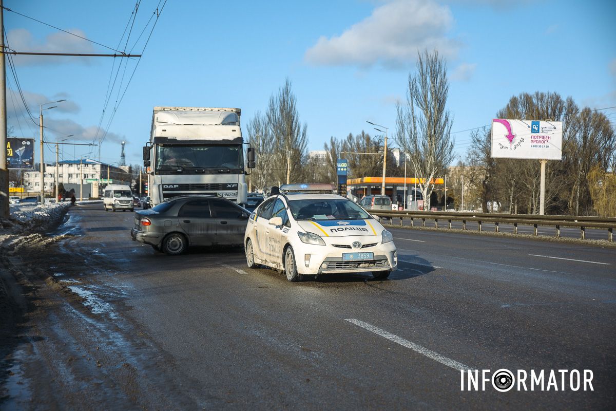 DAF перестроювався і зачепив Lanos