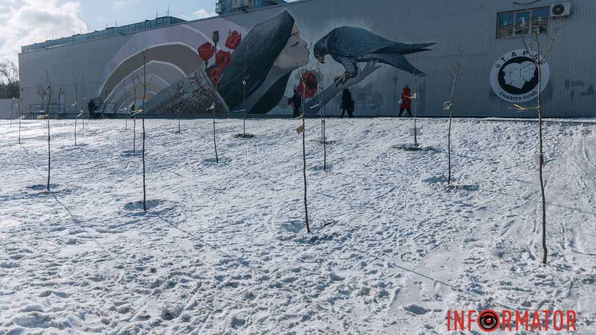 “Вам норм, вы хорошо спите”: в Днепре на Аллее памяти Защитников дети катались на санках