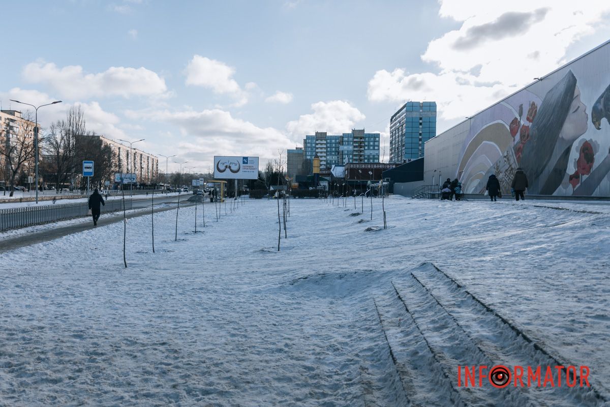 Здесь катались детишки на санках