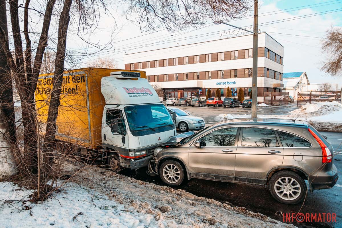 За словами патрульних, Honda рухалась по Березинській