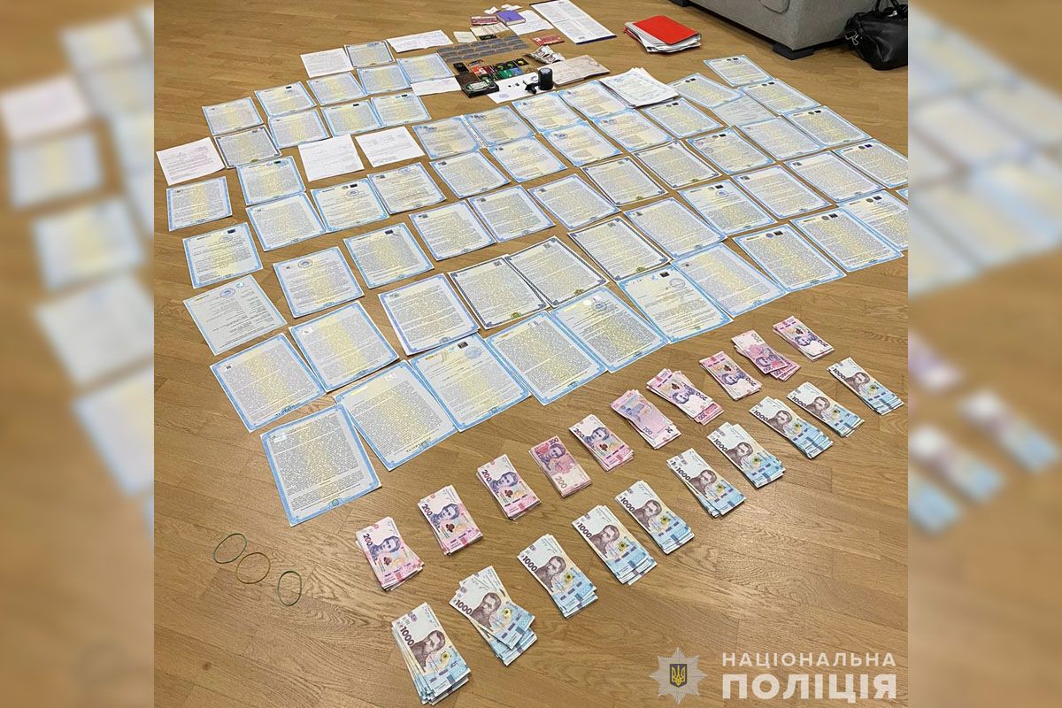 У фигурантов изъяли документы и средства, которые получили за их изготовление