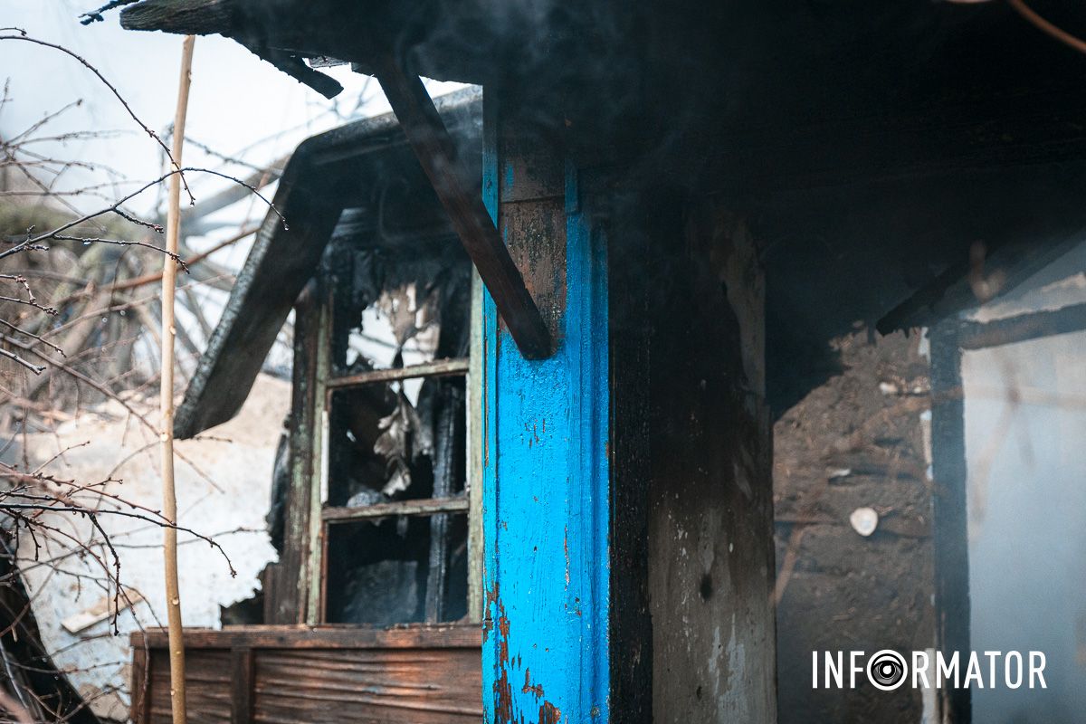 Близько 14:30 місцеві побачили стопв диму зі сторону Яружної Близько 14:30 місцеві побачили стопв диму зі сторону Яружної