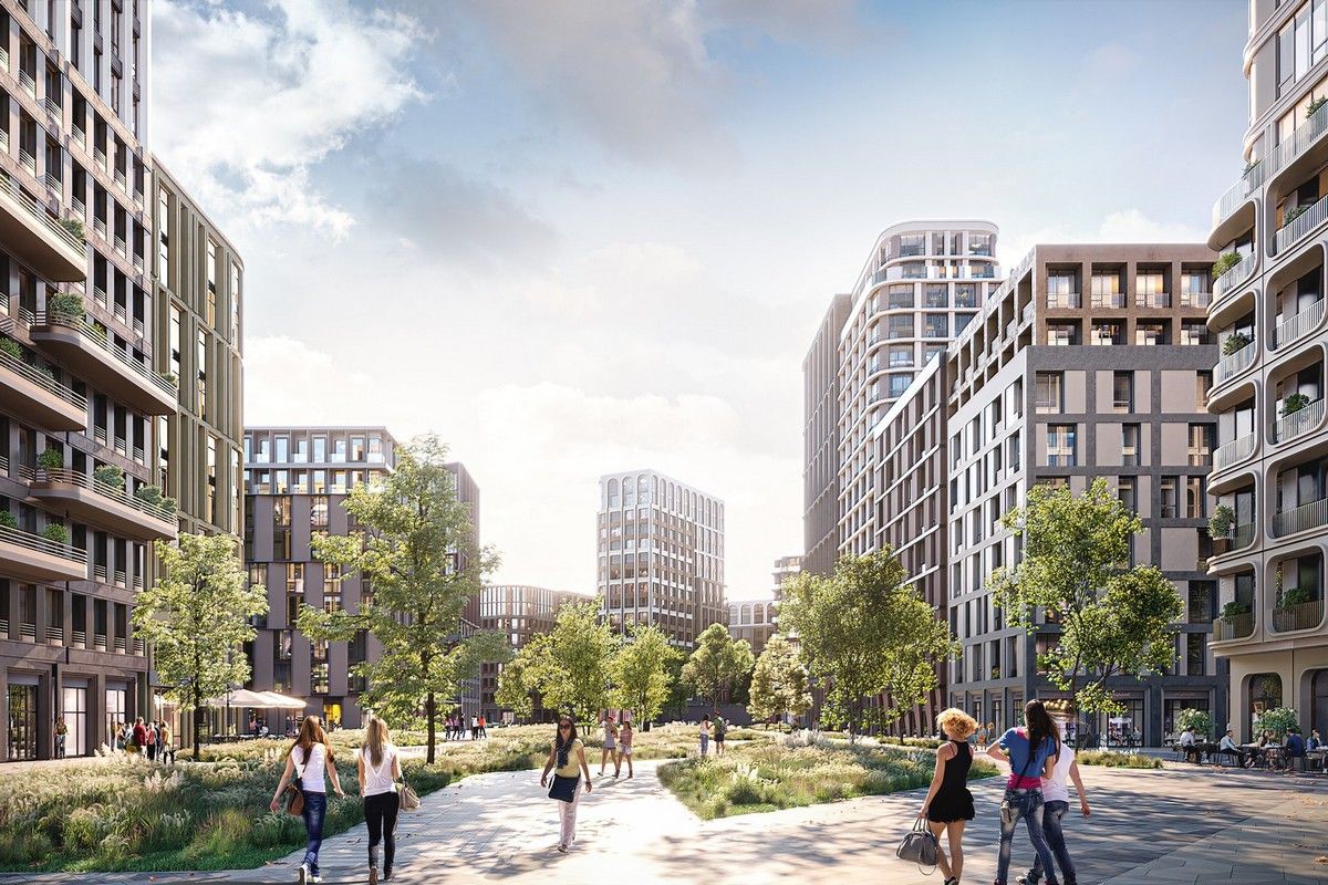 12 домов высотностью до 16 этажей в участке в 19,4 гектара 12 домов высотностью до 16 этажей в участке в 19,4 гектара