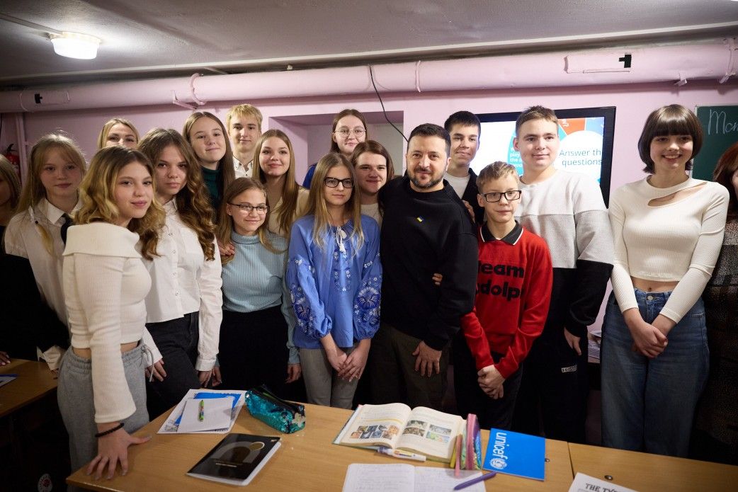 Зеленский посетил днепровский лицей 