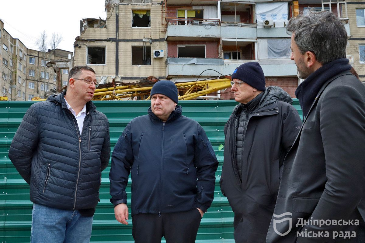 Мэр Днепра Филатов встретился с директором Службы инструментов внешней политики ЕС Петером Вагнером
