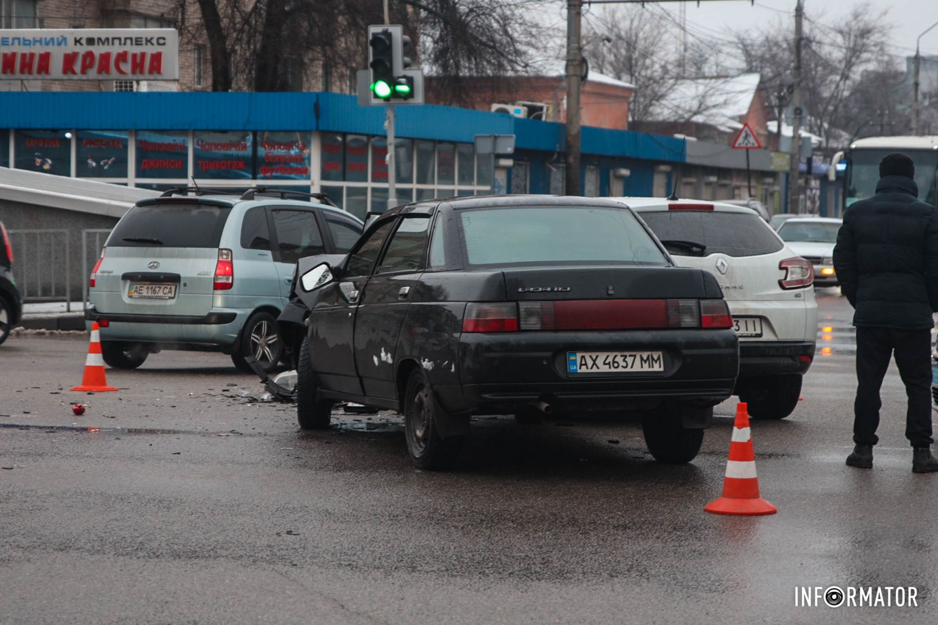 На месте ДТП работают патрульные На месте ДТП работают патрульные