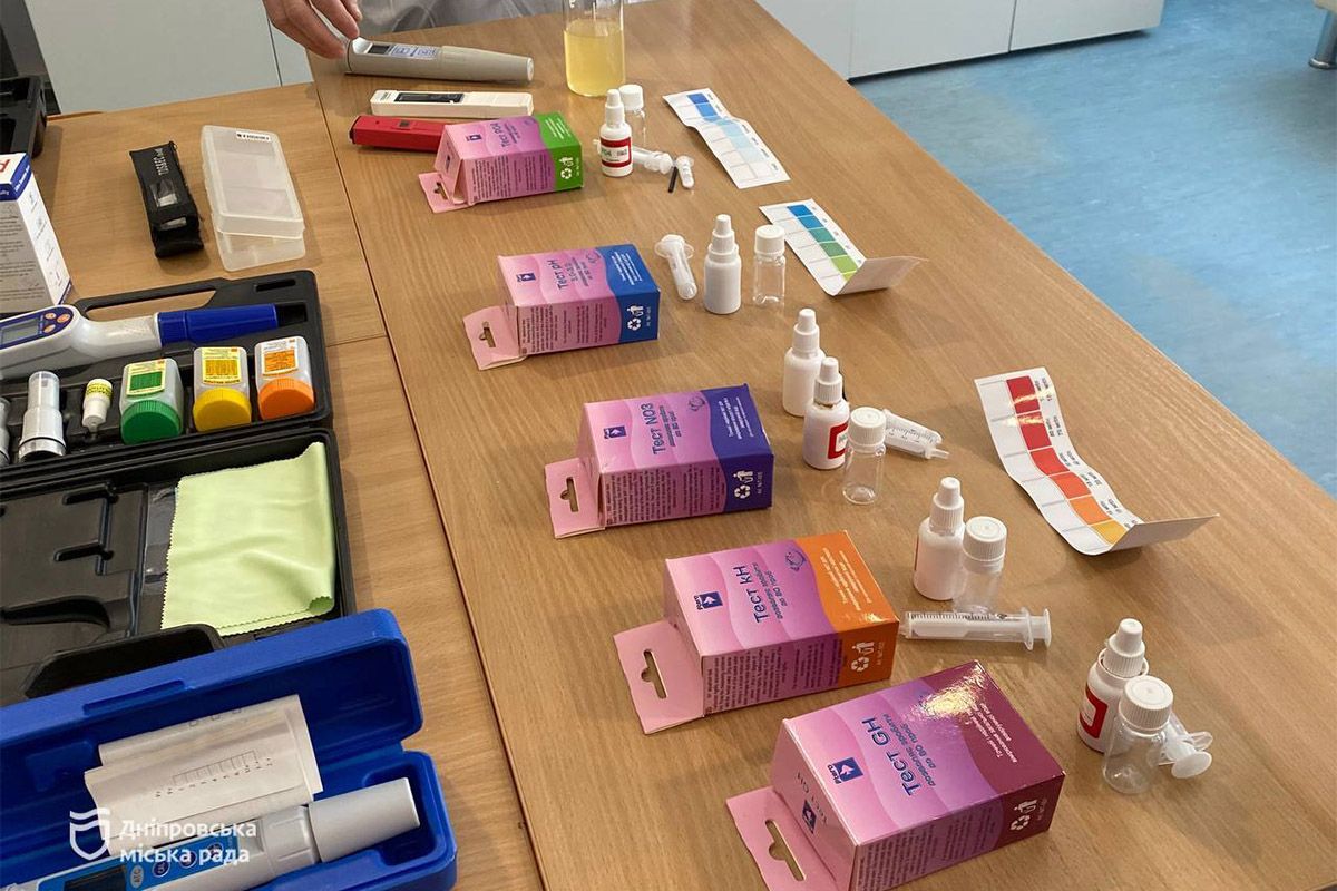 Для досліджень взяли забір води на бульварі Рубіновий та вулиці Юрія Кондратюка