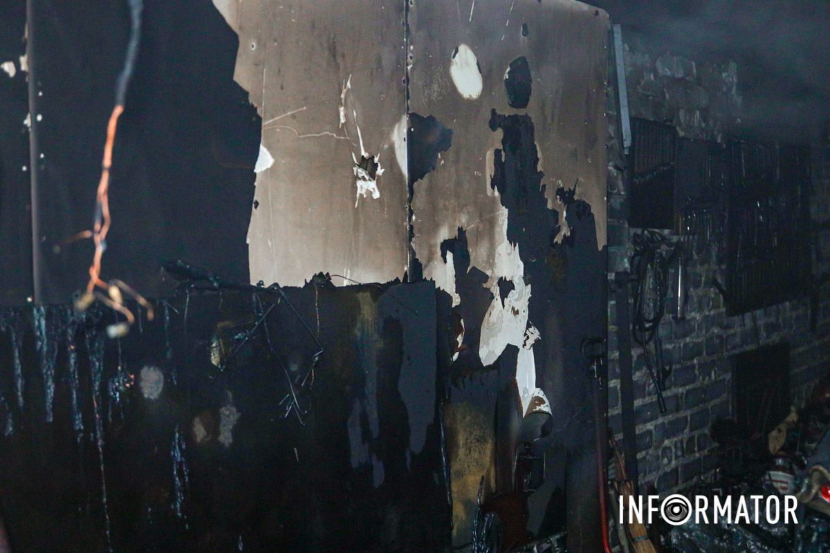 Повреждение в гараже